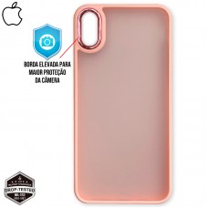 Capa iPhone XS Max - Clear Case Fosca Chanel Pink